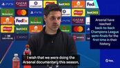 Mikel Arteta hit back at Arsenal criticism after they reached the Champions League semi-finals.